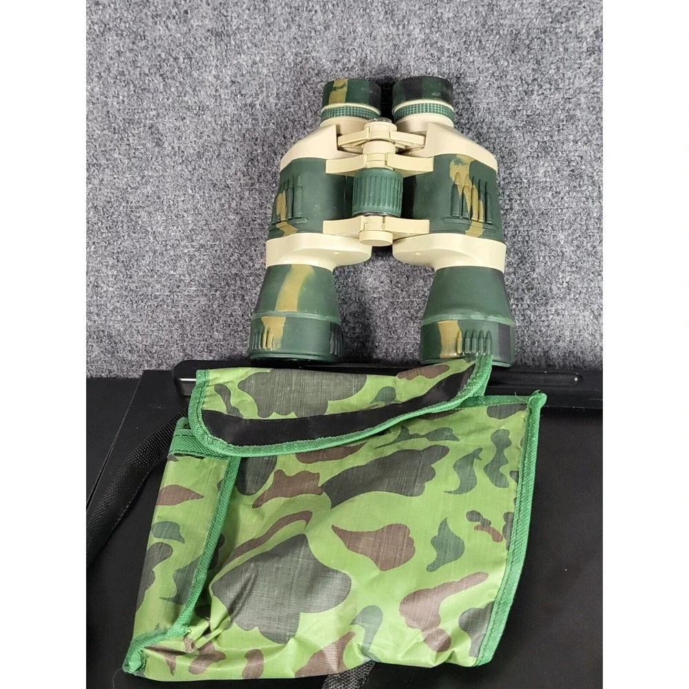 Breaker Cobra Binoculars 20 X 50 Built In Compass camouflage with case